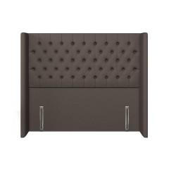 headboard bruton shani espresso plain front