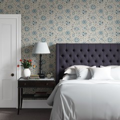 Bruton Headboard Shani Indigo