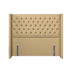 headboard bruton shani ochre plain front