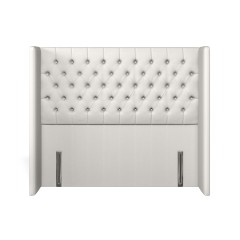 headboard bruton zuri alabaster plain front