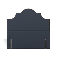 headboard izzie bisa indigo plain front