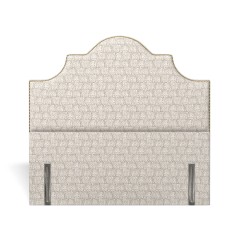 headboard izzie ellora taupe print front