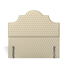 headboard izzie indira ochre print front