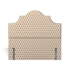 headboard izzie indira rust print front