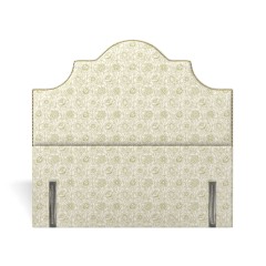 headboard izzie lotus moss print front