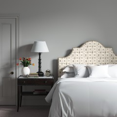 Izzie Headboard Odisha Graphite