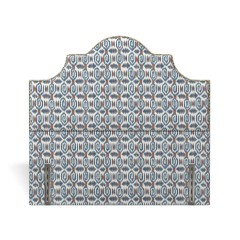 headboard izzie odisha indigo print front