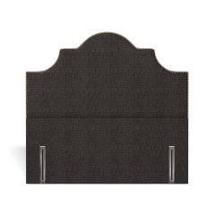 headboard izzie safara charcoal weave front