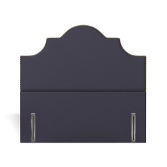 headboard izzie shani indigo plain front