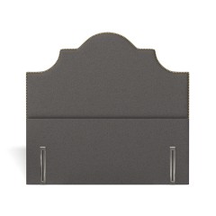 headboard izzie viera charcoal plain front