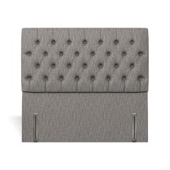 headboard kinsale kalinda charcoal plain front