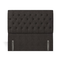 headboard kinsale safara charcoal weave front