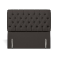 headboard kinsale shani charcoal plain front