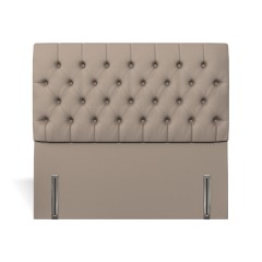 headboard kinsale shani taupe plain front