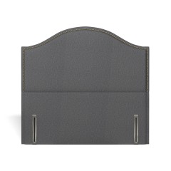 headboard marlborough bisa charcoal plain front