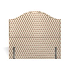 headboard marlborough indira rust print front