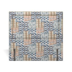 headboard painswick kantha indigo print front