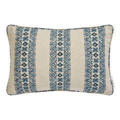 Jalal Denim Printed Recycled Fabric Cushion 55cm x 38cm