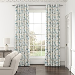 Anushka China Blue Curtains