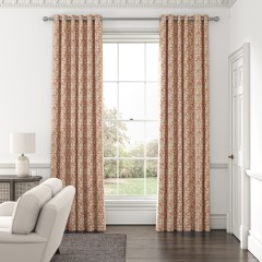 Bandhani Rust Curtains