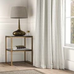 Bodo Stripe Charcoal Curtains