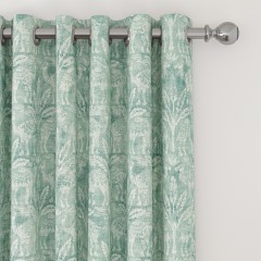 Toubkal Teal Curtains