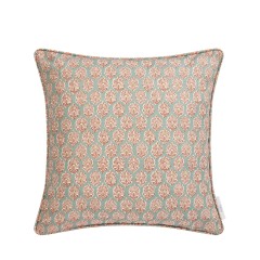 Mudra Cinnabar Printed Cotton Cushion 43cm x 43cm