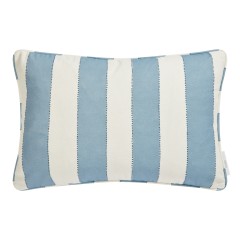 Rama Blue Printed Cotton Cushion 55cm x 38cm