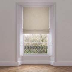 roman blind amina taupe plain lifestyle 1