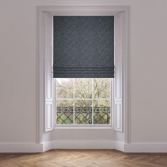 roman blind kalinda indigo plain lifestyle 1