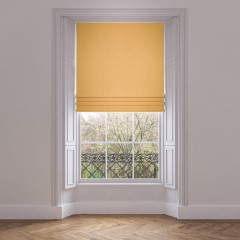 roman blind larah ochre plain lifestyle 1