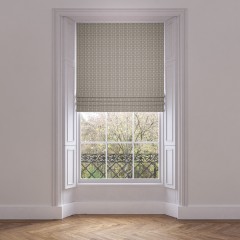 roman blind sabra charcoal weave lifestyle 1