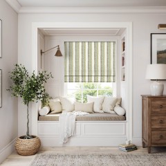 Sadira Olive Printed Cotton Fabric