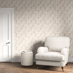 Wallpaper Bandhani Taupe Lifestyle 2