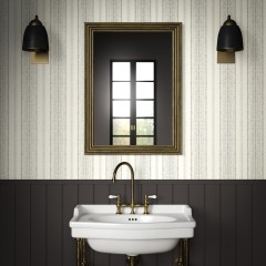 Wallpaper Bodo Stripe Charcoal Lifestyle 1