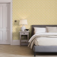 Dabu Ochre Wallpaper