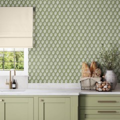 Dabu Olive Wallpaper