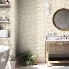 Inaya Amber Wallpaper