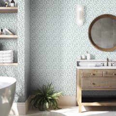 Inaya Indigo Wallpaper