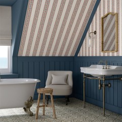 Jalal Indigo Wallpaper