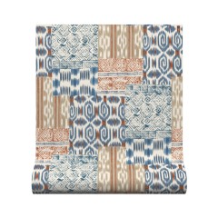 Wallpaper Kantha Indigo Roll