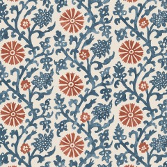 Mevlana Indigo Wallpaper