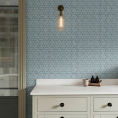 Mudra Blue Wallpaper