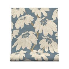 Wallpaper Pondicherry Denim Roll