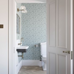 Rasika Indigo Wallpaper