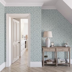 Rasika Indigo Wallpaper