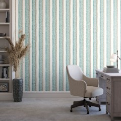 Sadira Teal Wallpaper