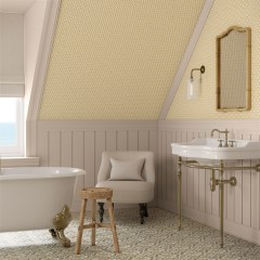 Sana Ochre Wallpaper