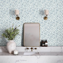 Sima Indigo Wallpaper