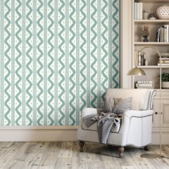 Zena Celadon Wallpaper